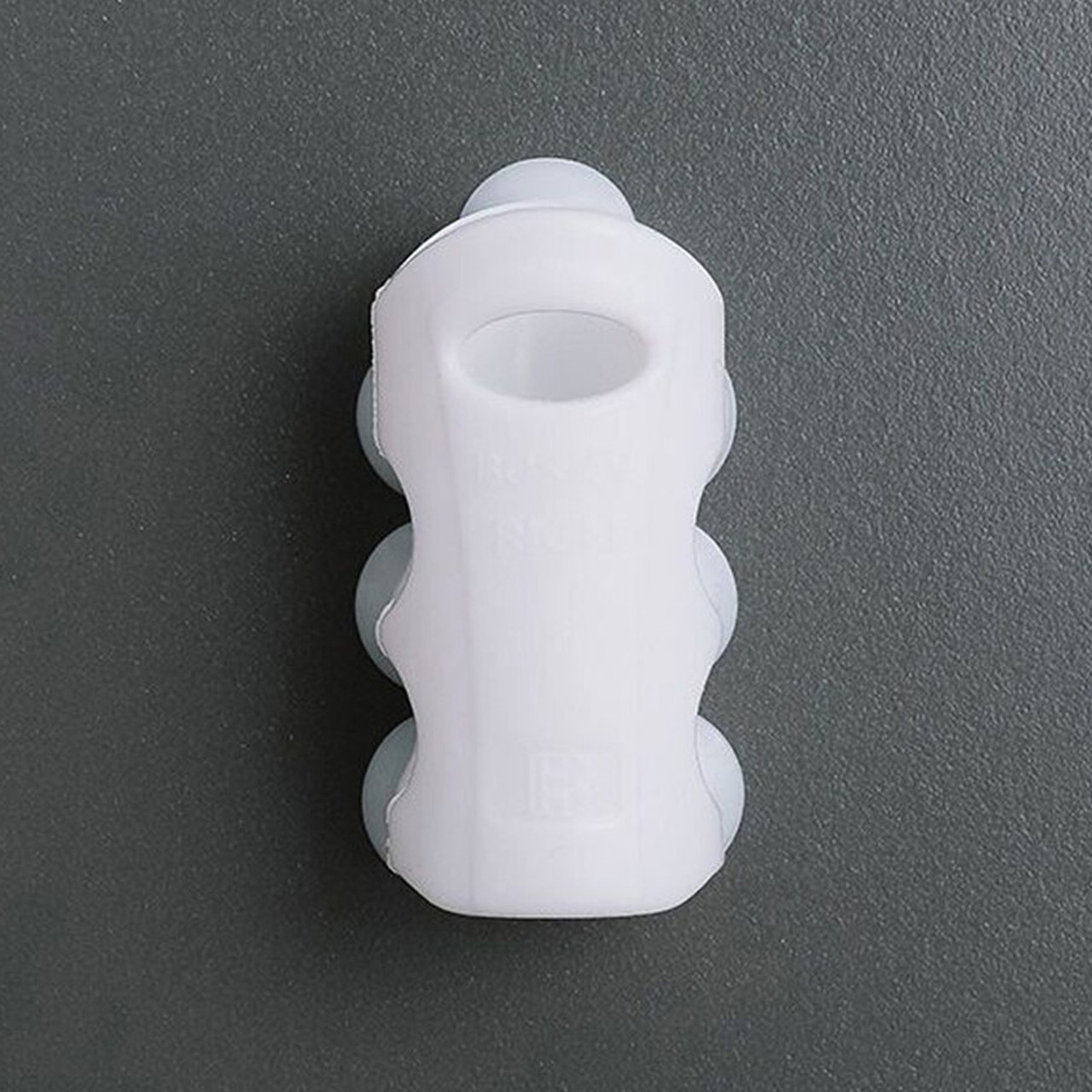 Душевой держатель для лейки силиконовый на присосках SHOWER SUCKER (белый, комплект из 2 шт.) - фото 3 - id-p1650433535