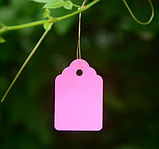 Садові висячі водонепроникні бирки, 100шт. Етикетки для рослин, фото 3