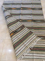 Ковер тканый покрывало на диван ручной работы шерстяная 200*140 см