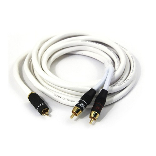 Кабель сабвуферный Supra Y-LINK 1RCA-2RCA WHITE 8M