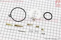 Ремонтный к-кт карбюратора 110cc, 13 деталей+поплавок