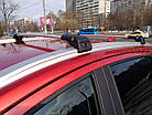 Поперечки Audi A6 C7 (2011-2018)  универсал WingCarrier V2 сірі. На інтегровані рейлінги, фото 7