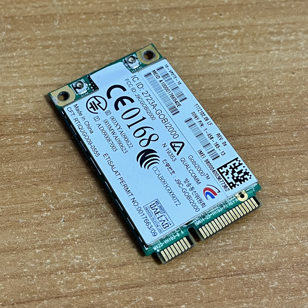 Б/У 3G модем Gobi2000, Sony PCG41213M, 145816513 (ID