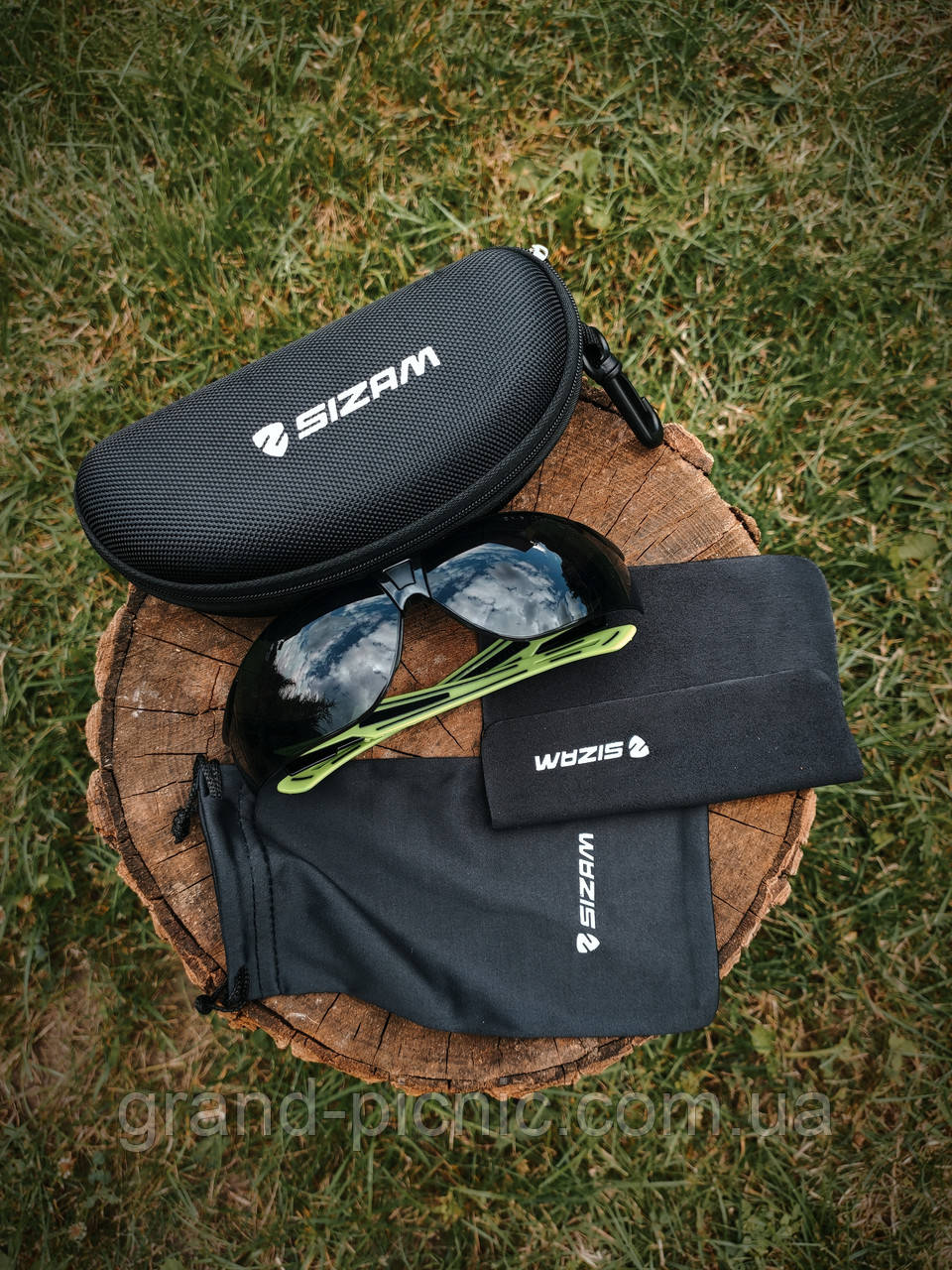 Окуляри тактичні "Sizam" чорні, фото 1