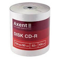 Диски CD-R 700 MB AXENT 52 X 100 шт