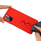Чохол Silicone Case Red для Xiaomi Poco M4 Pro 5G, фото 5