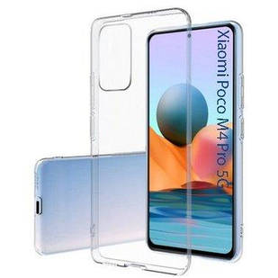Чохол силіконовий прозорий для Xiaomi Poco M4 Pro 5G