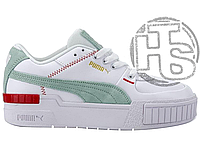 Женские кроссовки Puma Cali Sport Heritage White Teal Red 03864 36