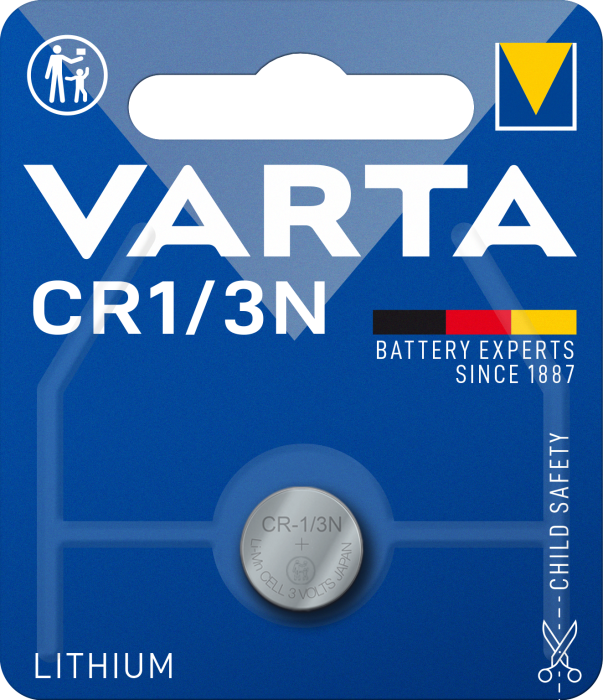 Батарейка VARTA PHOTO CR1/3N 3V BL1 LITHIUM