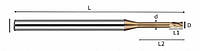 Ø 0,4*4*4*50-2F Микрофреза твердосплавная концевая (60 HRC)