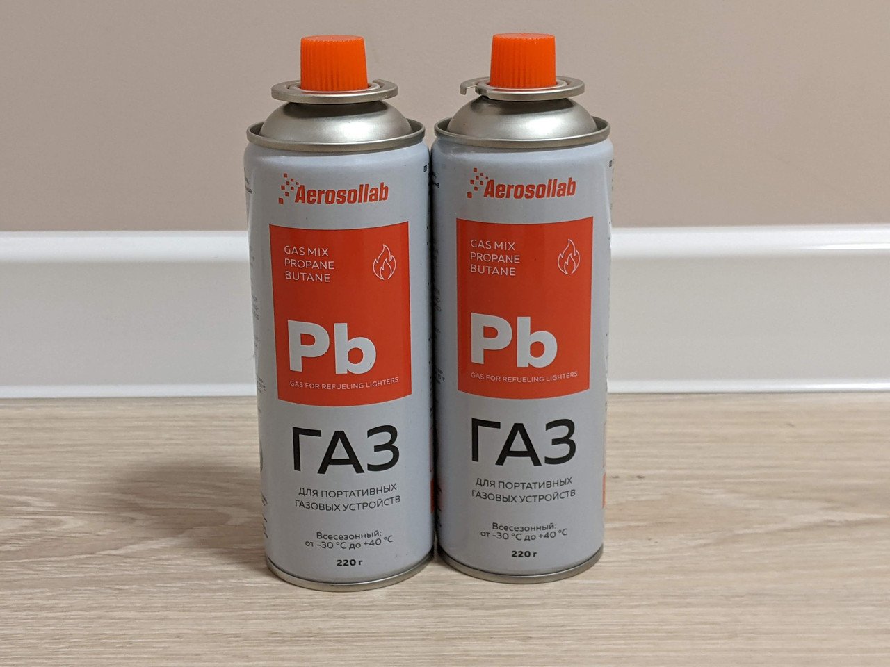 Портативний цанговий газовий балон Pb 220 г