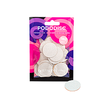 Сменные файлы белые для педикюрного диска Pododisc Staleks Pro L, 180 грит (50 шт)