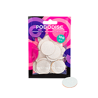 Сменные файлы белые для педикюрного диска Pododisc Staleks Pro L, 100 грит (50 шт)