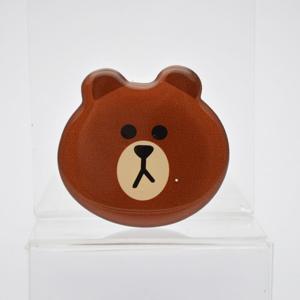 Універсальний тримач для телефону PopSocket (попсокет) Animals Bear Brown Ведмідь