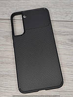 Чохол Ultimate Experience Carbon (TPU) Samsung Galaxy S22 Plus (black) 35004 35004