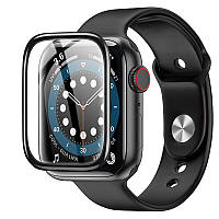 Защитное стекло для часов Apple Watch 44mm Series 4/5/6/SE HOCO A29 3D Full Screen