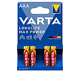 Батарейка лужна VARTA MAX T (Longlife Max Power) AAA/LR03, фото 3