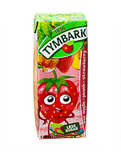 Нектар Tymbark Яблуко-персик-клубника, 200 мл
