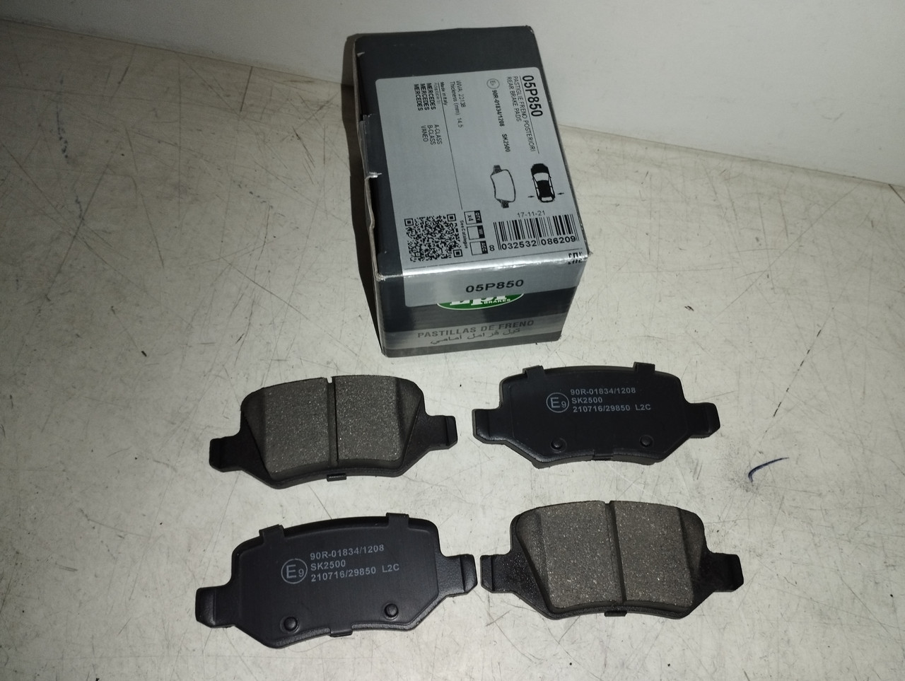 LPR Колодки гальмівні задні MERCEDES-Benz A (W169)/ B (W245) / VANEO 02/02-, фото 1