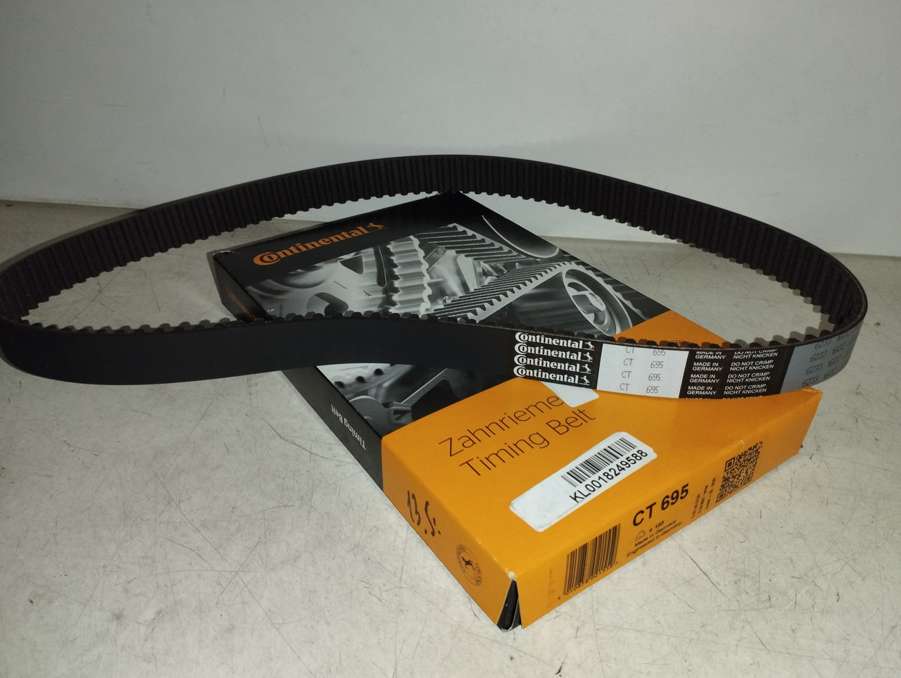 CONTITECH  Ремень ГРМ TOYOTA COROLLA 1.3 84-97, фото 1