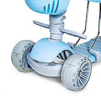 Триколісний самокат біговел Scooter 5 в 1 з бортом і батьківською ручкою 18-9 від 1 року, фото 6