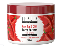 Масажний гель-бальзам з паприкою, перцем чілі та кофеїном THALIA, 500 мл