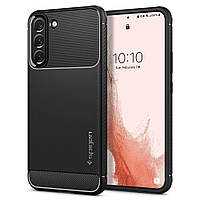 Чохол Spigen для Samsung Galaxy S22 — Rugged Armor, Black (ACS03986)
