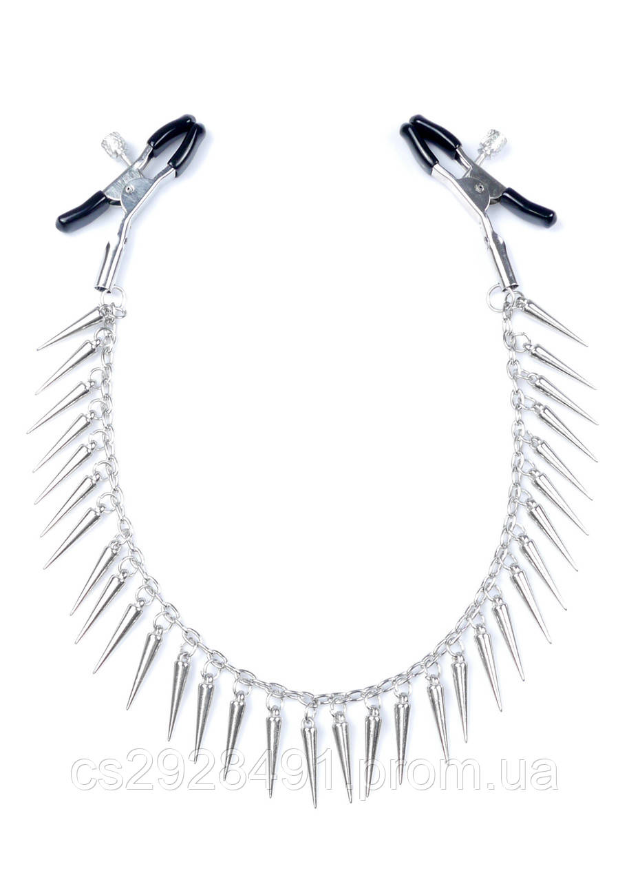 Затискачі StymulatorExclusive Nipple Clamps No.10 Fetish Boss Series