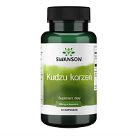 Кудзу Корень Биодобавка Для Очищения Организма 60 кап Swanson Kudzu Root 500 mg США