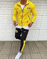 Мужской спортивный костюм Найк Лейкерс черно-желтый