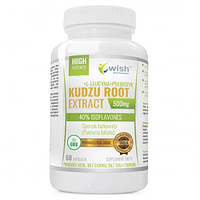 Кудзу Корень Биодобавка Для Очищения Организма 60 кап Wish Kudzu Root 500 mg Доставка из ЕС