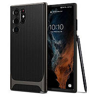 Чохол Spigen для Samsung Galaxy S22 Ultra - Neo Hybrid, Gunmetal (ACS03926)