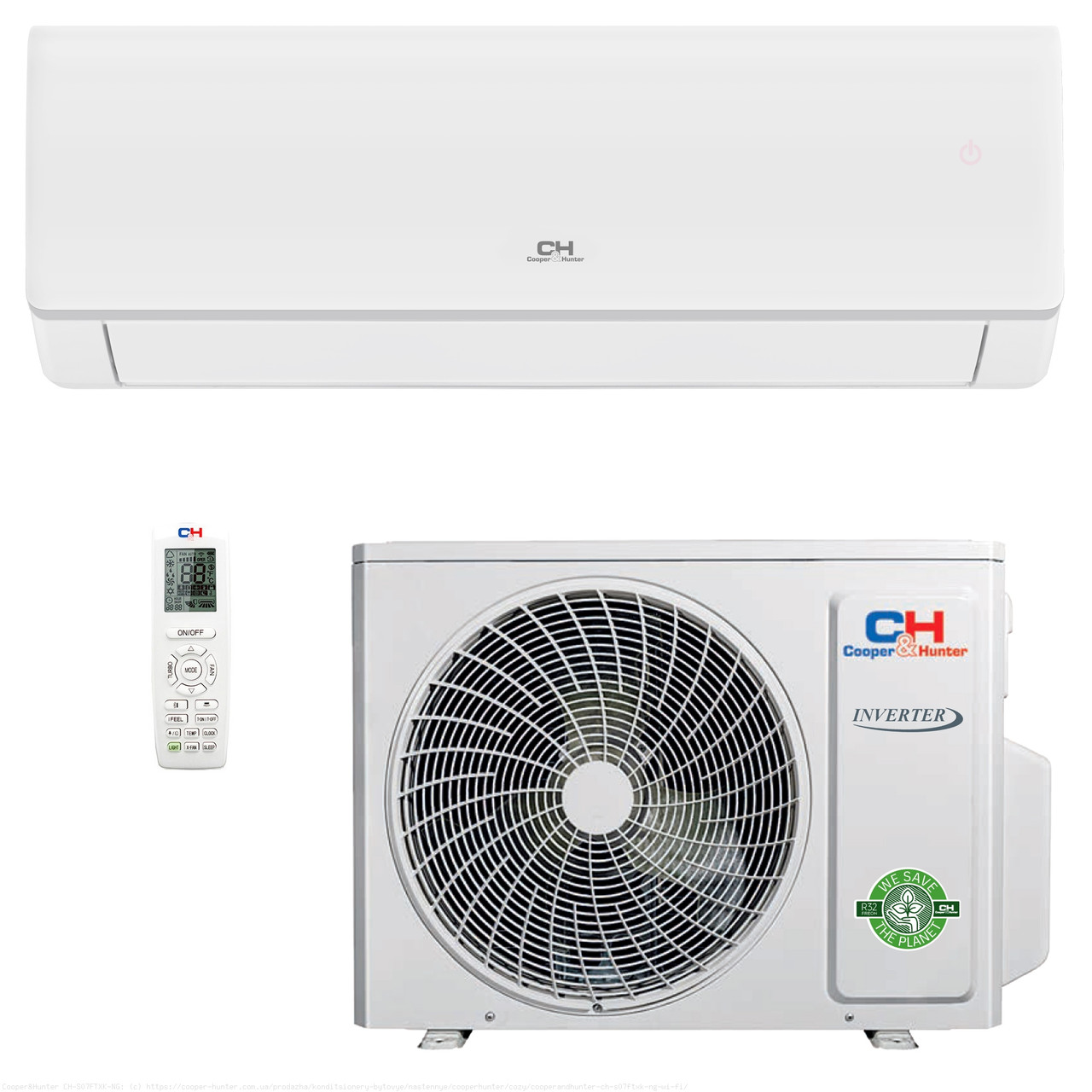Кондиціонер Cooper&Hunter CH-S09FTXK-NG COZY R32 Wi-Fi
