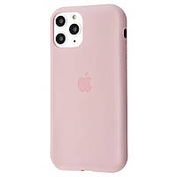 Накладка Silicone Case Full Cover Apple iPhone 11 Pro, (19) Pink Sand