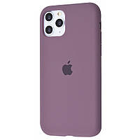 Накладка Silicone Case Full Cover Apple iPhone 11 Pro Max, Black Currant