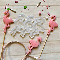 Силіконовий молд для льодяників "Фламінго 2"