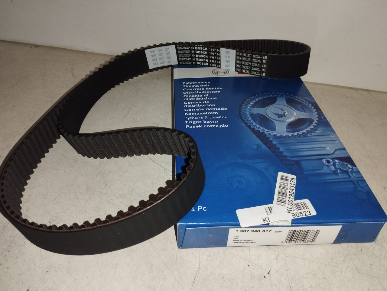 BOSCH Ремень ГРМ MAZDA 626 2.0D 87-, фото 1