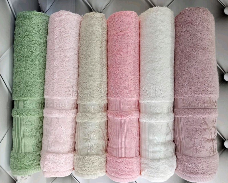 Набір Рушник Для Ванної MIA SOFT BOKUZE Бамбукова Махра 6-шт Туреччина 70x140