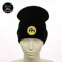 Детская демисезонная шапка - Влад Бумага А4 - Черный