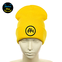 Детская демисезонная шапка - Влад Бумага А4 - Желтый