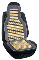 Накидка бамбукова для автомобільного сидіння Elegant Maxi сіра 45х108 см (100651)