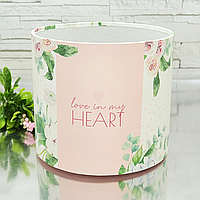 Шляпна коробка "LOVE IN MY HEART" 20 см