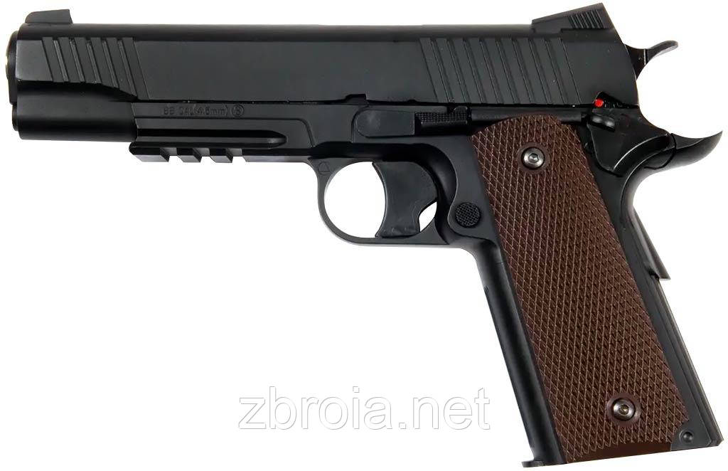 Пневматичний пістолет KWC Colt M45 A1 KM-40D (KM-40DHN). Корпус — метал