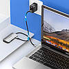 USB-хаб VENTION 6-in-1 USB-C to USB3.0x3/SD/TF/PD Grey (TNHHB), фото 4