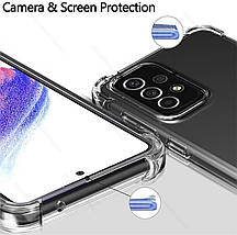 Чохол WXD Силікон протиударний для Samsung Galaxy A73 (5G) / прозорий, фото 4