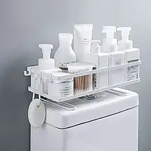 Органайзер-полиця над унітазом Bathroom organizer Білий, фото 4