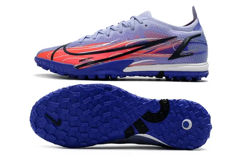 Сороконіжки Nike Mercurial Vapor 14 Elite TF фіолетові Mbappe стоноги найк меркуріал шиповки футбольне взуття найк