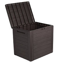 Ящик для зовнішнього зберігання PROSPERPLAST WOODEBOX 140 л, коричневий, фото 3