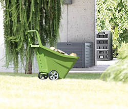 Ящик для зовнішнього зберігання PROSPERPLAST WOODEBOX 140 л, коричневий, фото 4