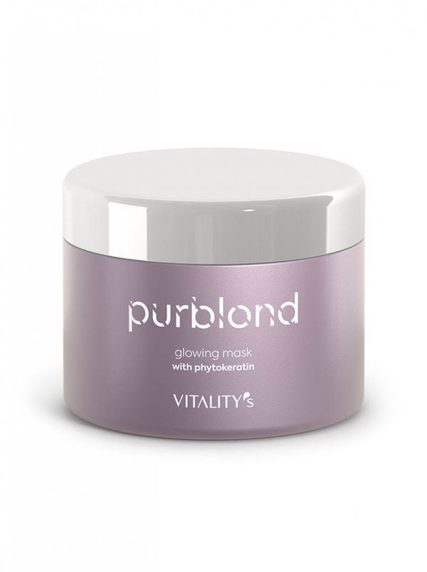 Маска антижовтина для фарбованого та натурального волосся Purblond Glowning Mask 200 мл
